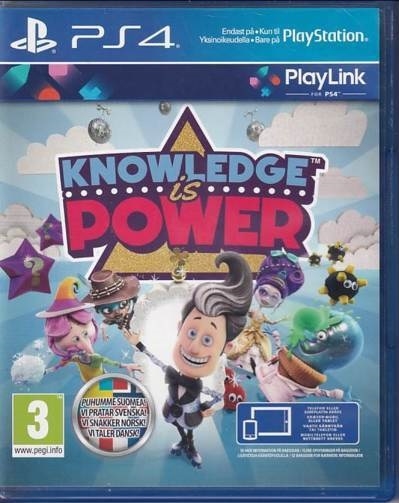 Knowledge is Power  - PS4 - PlayLink (A Grade) (Genbrug)